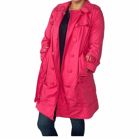 ⭐️ SOLD ⭐️ JUICY COUTURE Belted Trench Coat - Picture 3 of 10